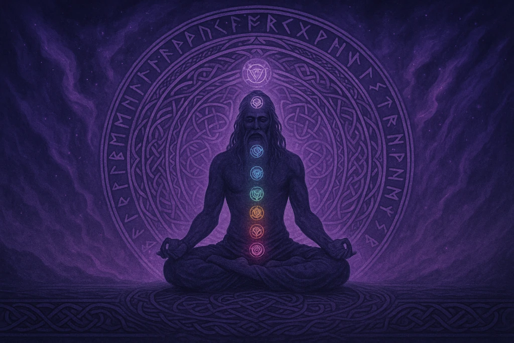 Illustration af Chakra Meditation: De 7 Chakra Dansk Guidet