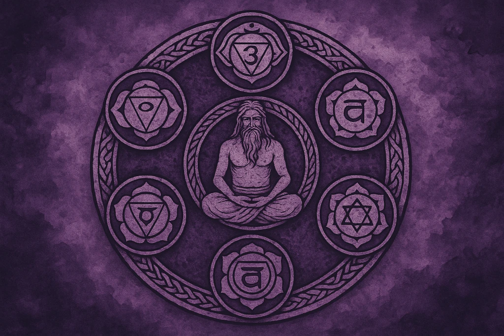Illustration af Chakra Oversigt: Komplet Guide til Alle Chakra-Systemer