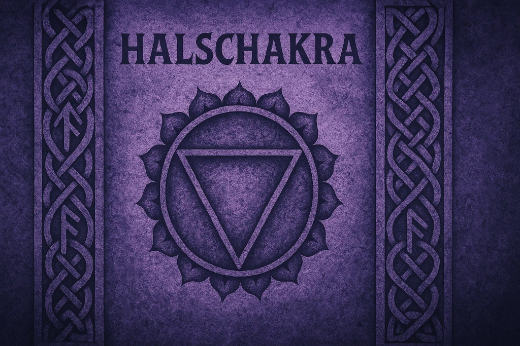 Illustration af Halschakra: Dit Kommunikationscenter og Sandhedens Portal