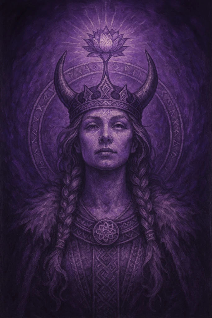 Illustration af Kronechakra: Din Portal til Det Guddommelige