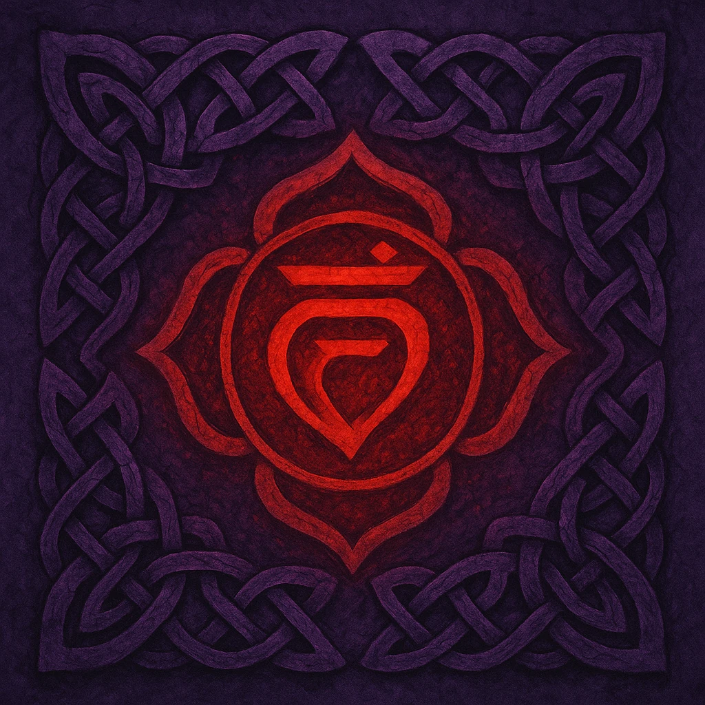 Illustration af Rodchakra: Dit Fundament og Jordforbindelse