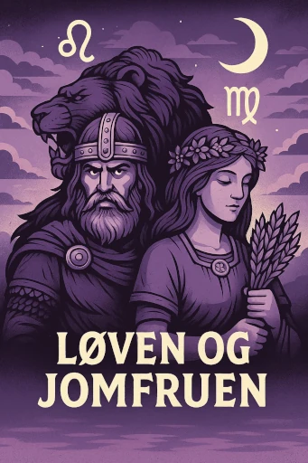 Illustration af Stjernetegn i August: Løven og Jomfruen
